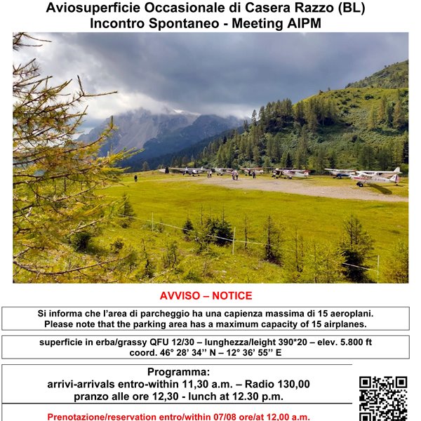 Incontro Spontaneo /Meeting AIPM in Casera Razzo
